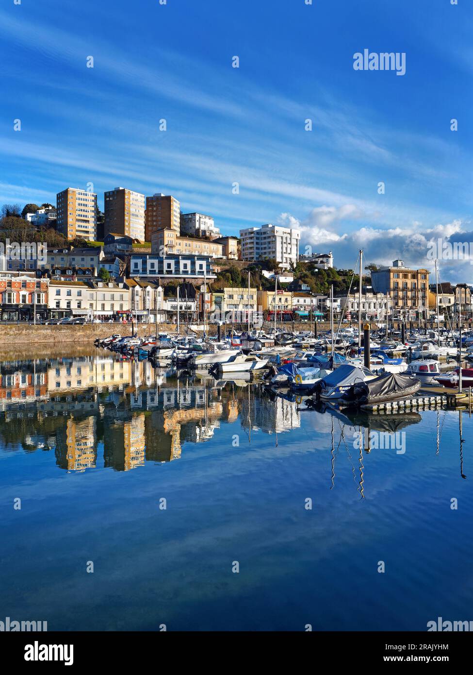 UK, Devon, Torquay Harbour Stockfoto
