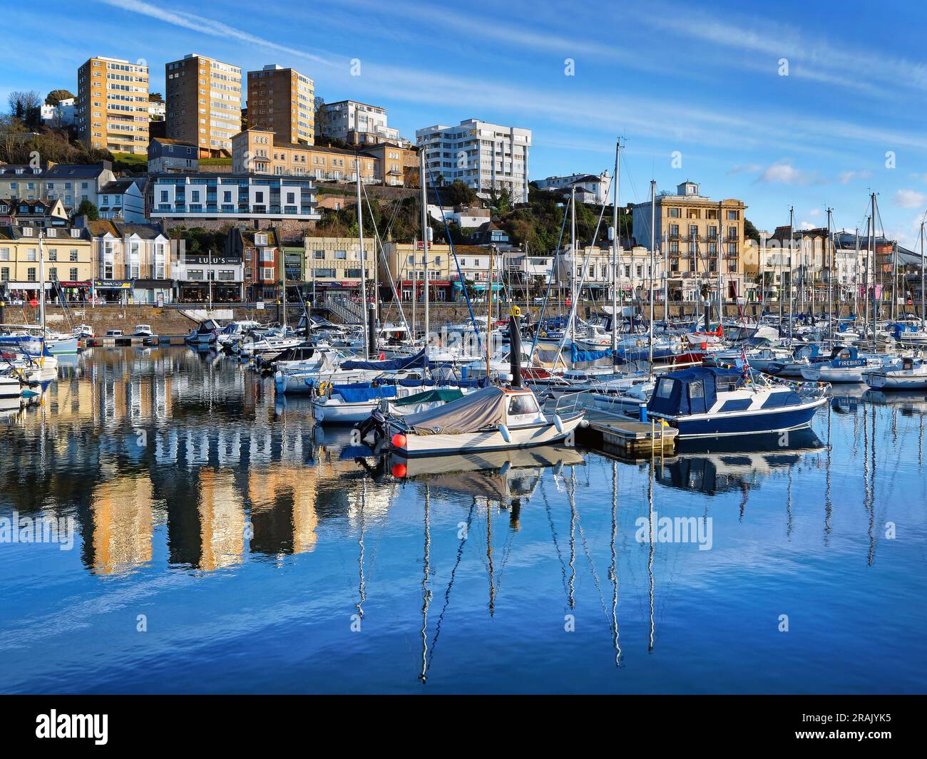 UK, Devon, Torquay Harbour Stockfoto