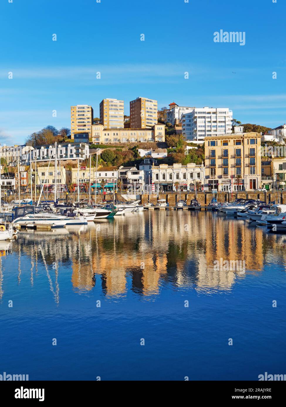 UK, Devon, Torquay Harbour Stockfoto