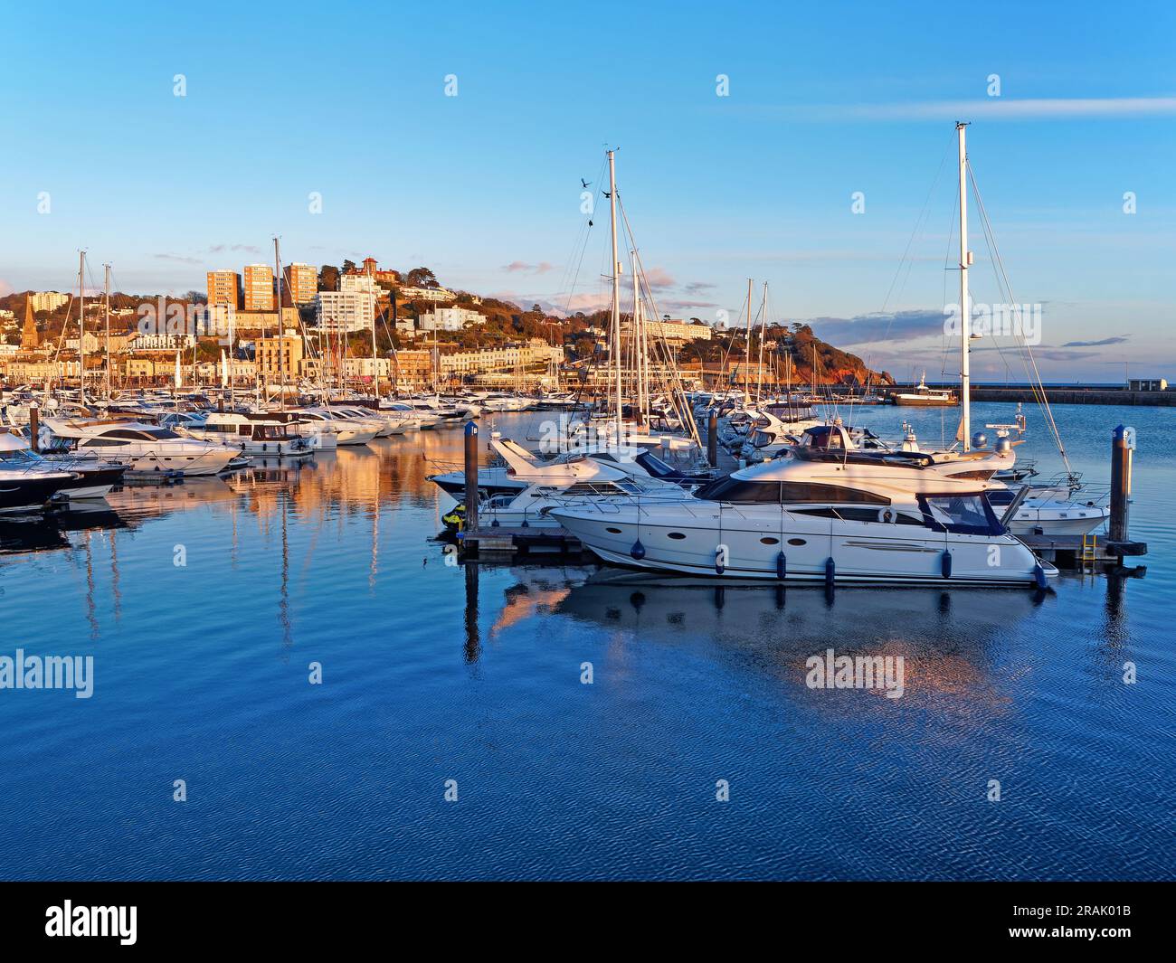 UK, Devon, Torquay Harbour Stockfoto