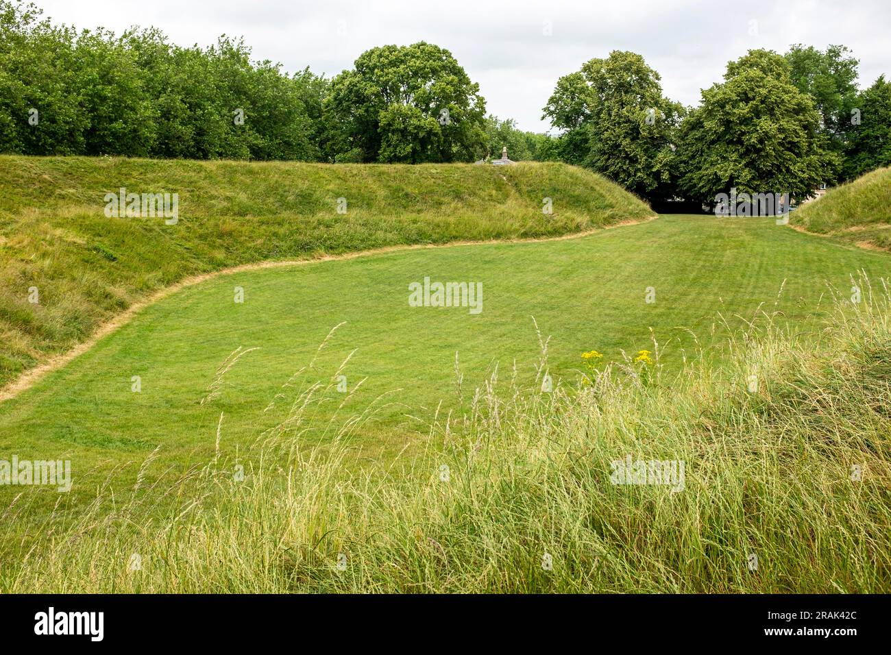 Maumbury Rings Roman Amphitheatre, Dorchester, Dorset, Großbritannien Stockfoto