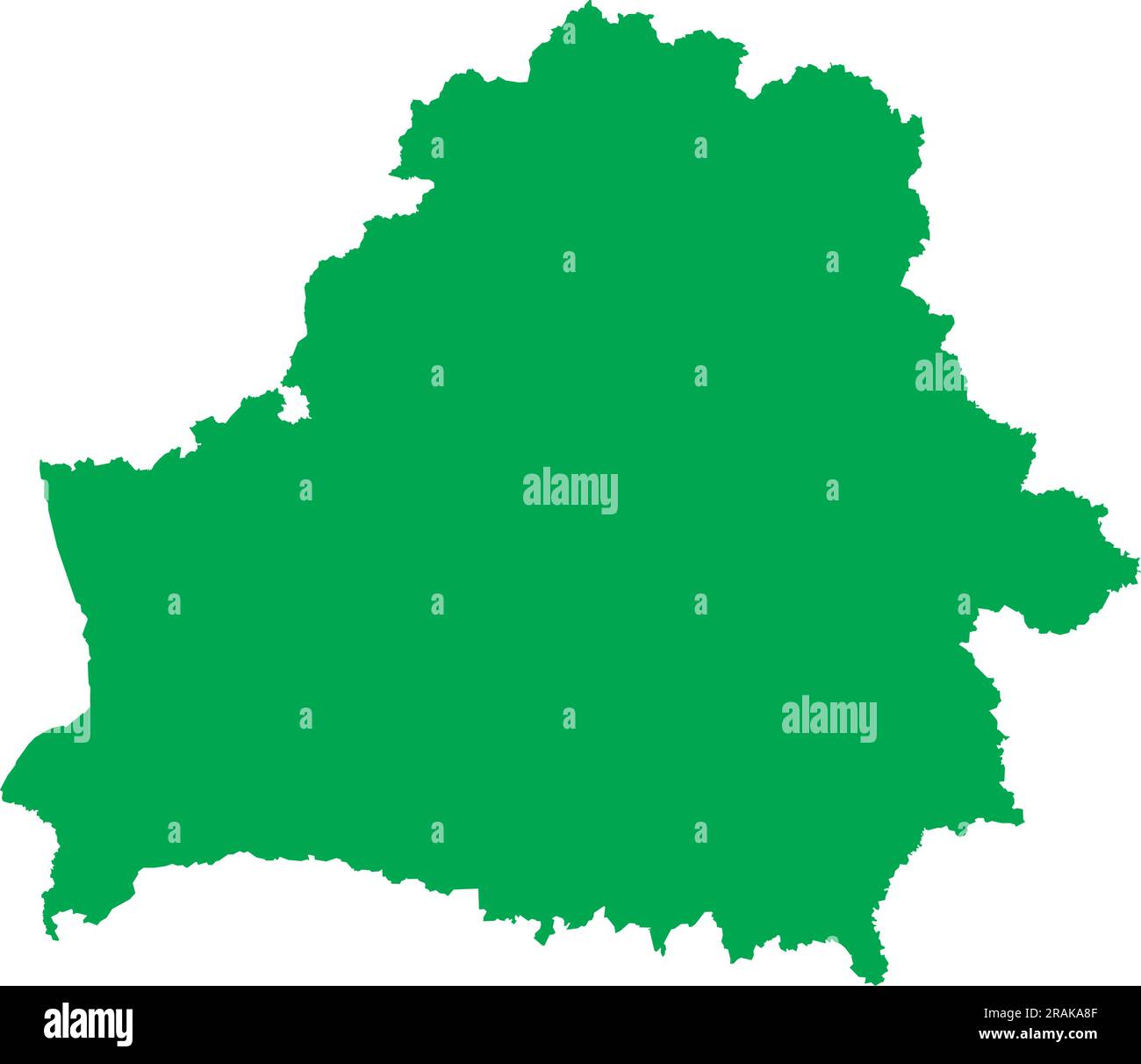 GRÜNE CMYK-Farbkarte von WEISSRUSSLAND Stock Vektor