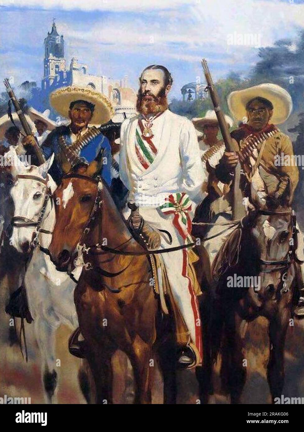 MAXIMILIAN I. VON MEXIKO (1832-1867) nach seiner Festnahme durch die Republikaner Stockfoto