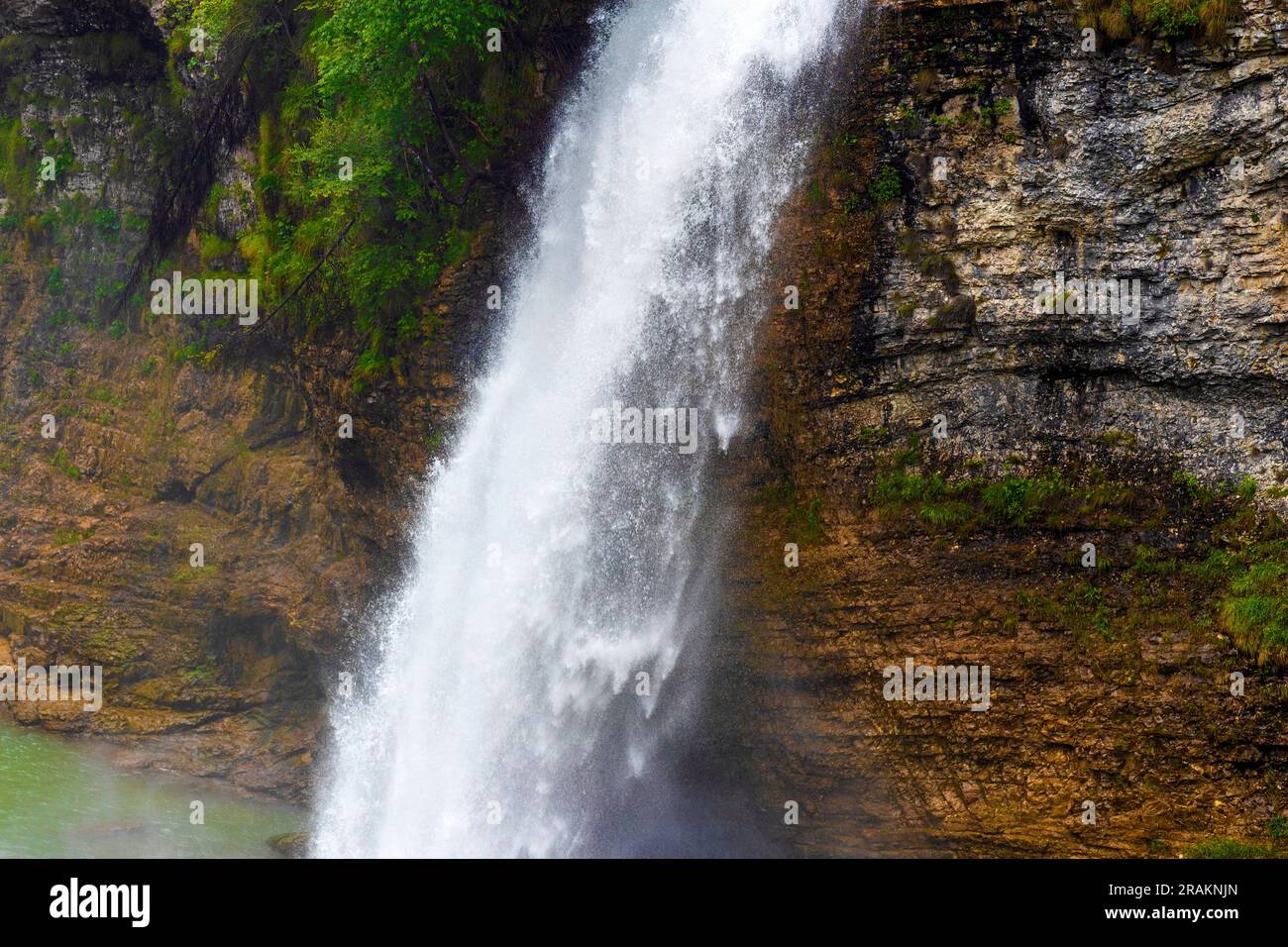 Italien Veneto Cismon Valley - Cismon Creek Stockfoto