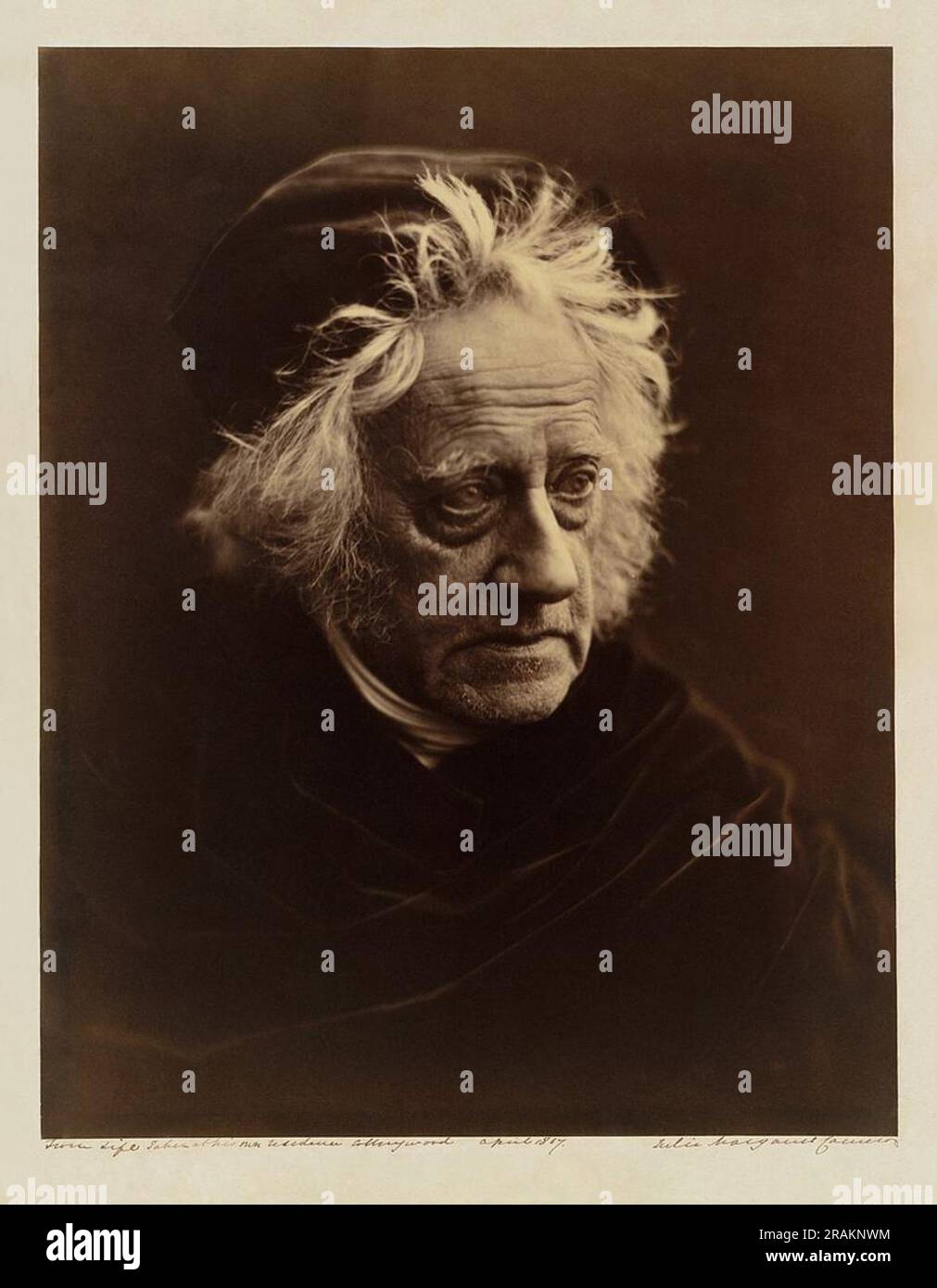 John Herschel von Julia Margaret Cameron Stockfoto