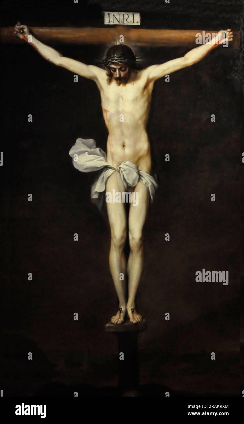 Die Kreuzigung 1638; Spanien von Alonzo Cano Stockfoto
