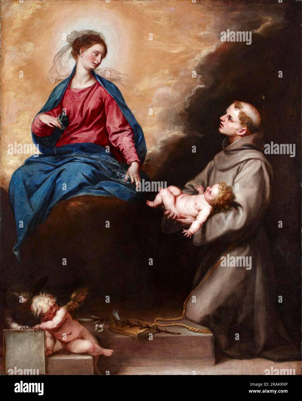 Vision von St. Anthony von Padua 1662; Spanien von Alonzo Cano Stockfoto