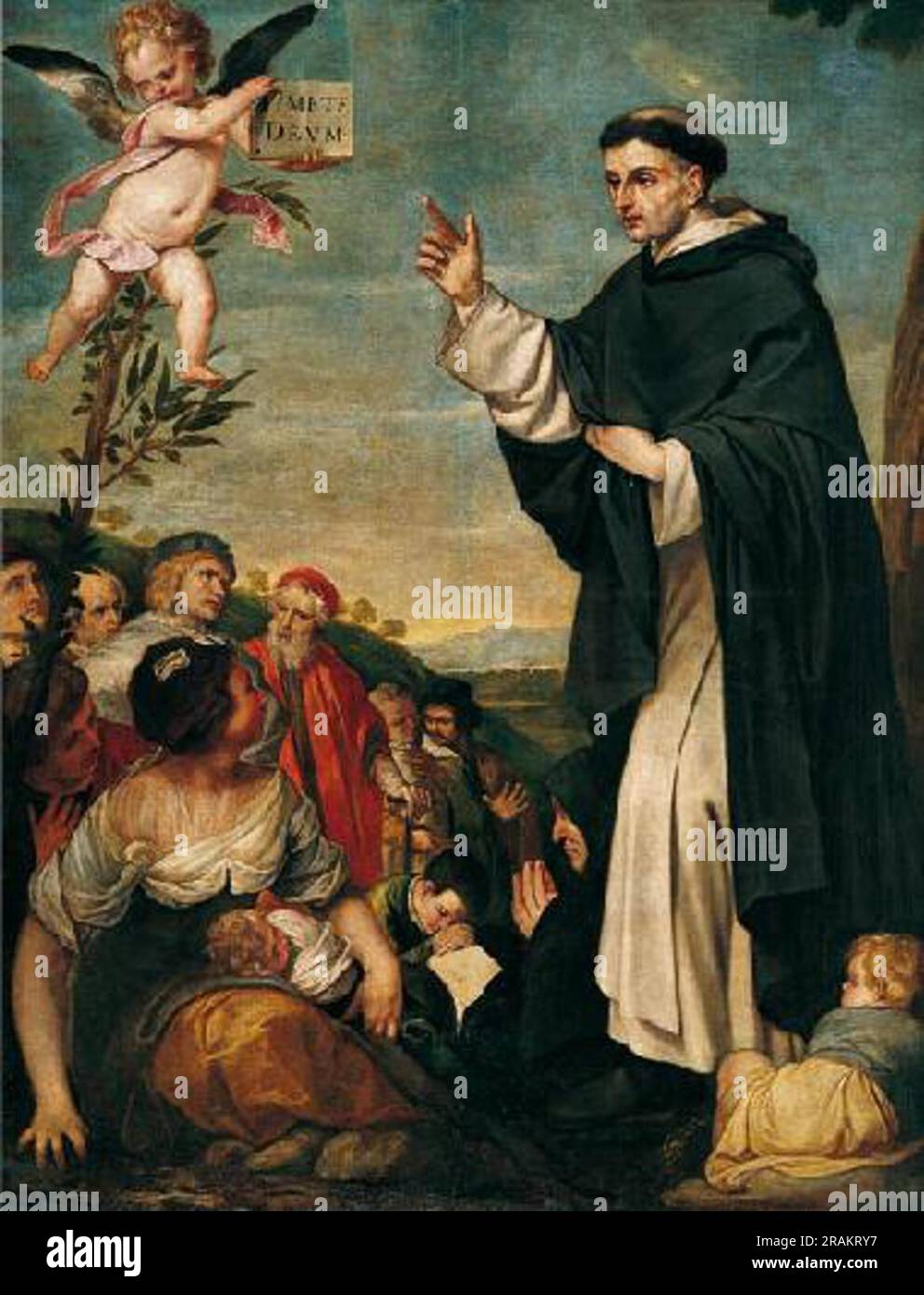 St. Vincent Ferrer predigt c.1645, Spanien von Alonzo Cano Stockfoto