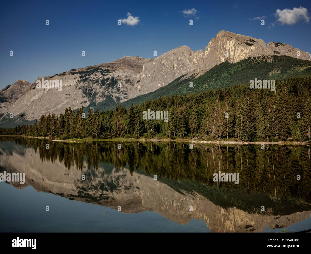 Die Kanadischen Rockies in Canmore, Alberta, Kanada. Stockfoto