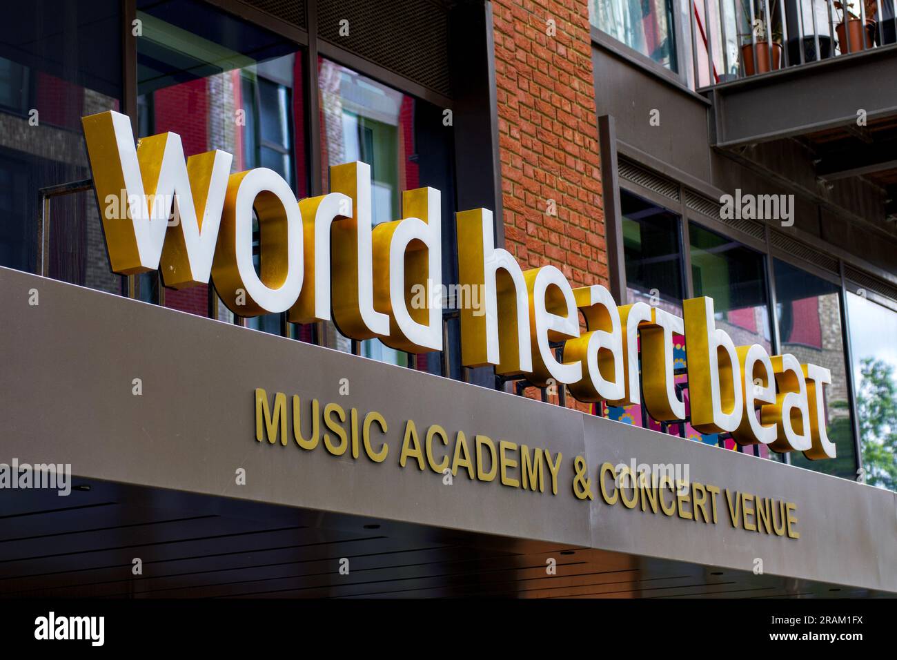 World Heart Beat Music Academy & Konzerthalle, Nine Elms, Borough of Wandsworth, London, Großbritannien Stockfoto