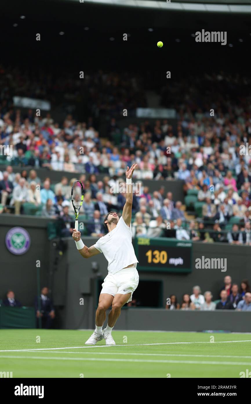 Wimbledon, England, 04/07/2023, während der Wimbledon Championships 2023 am 3. Juli 2023 im All England Lawn Tennis & Croquet Club in Wimbledon, England Stockfoto