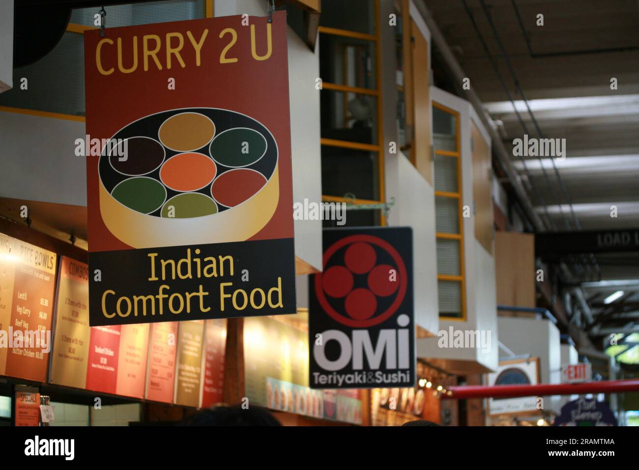 Granville Island Public Market Stockfoto