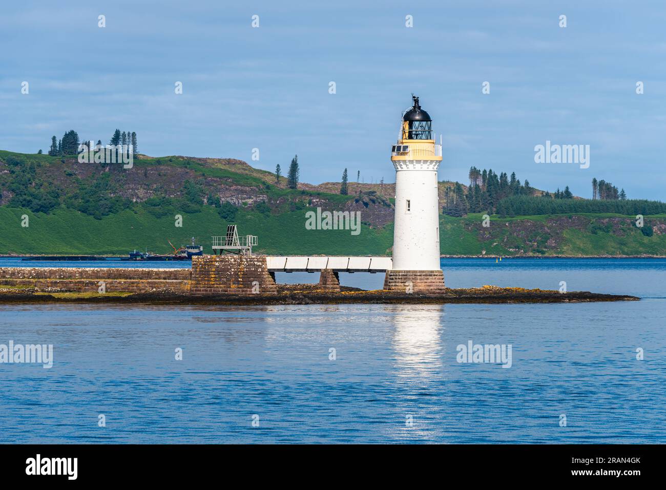 Rubha nan Gall, Tobermory Lighthouse, Tobermory, Isle of Mull, Schottland, UK Stockfoto