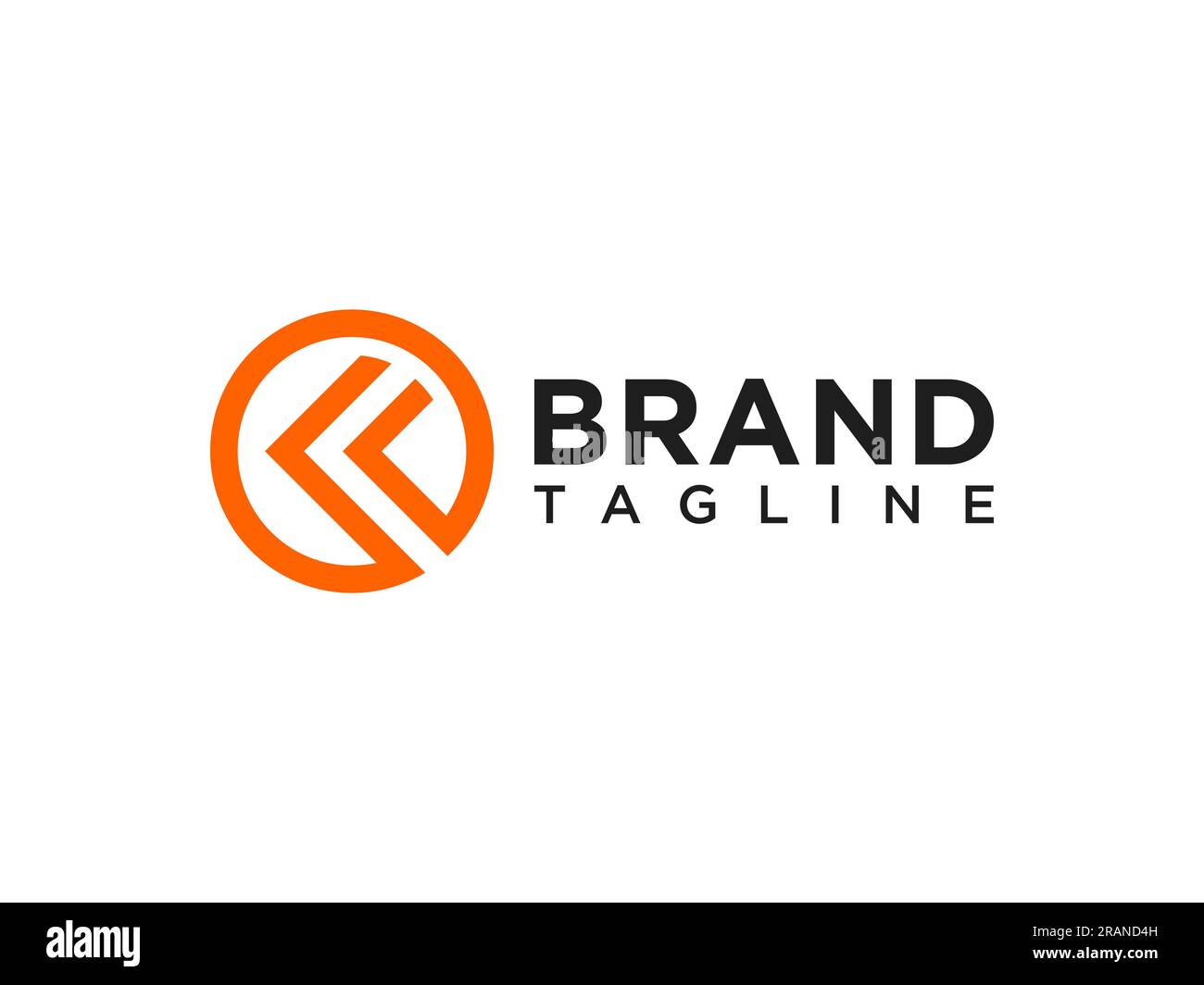 Ursprüngliches K-Logo. Rote quadratische Form mit Linie innen isoliert auf weißem Hintergrund. Verwendbar für Unternehmens- und Branding-Logos. Flaches Vektordesign Stock Vektor