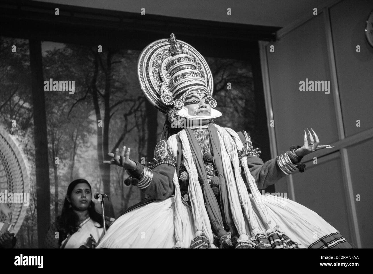 Bilder von Kathakali-Tänzern Stockfoto