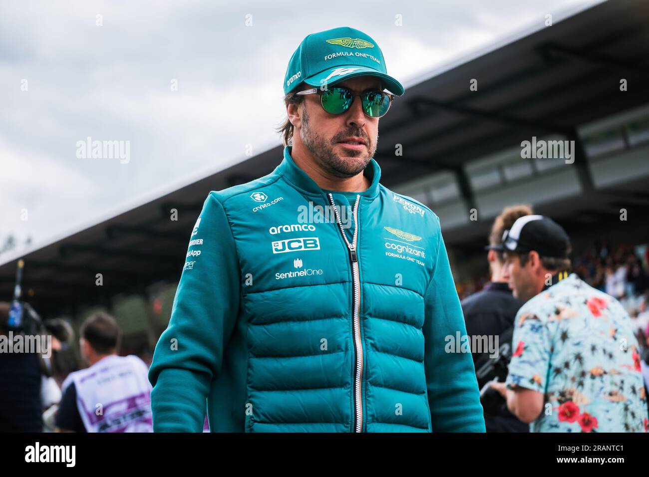 Red Bull Ring, Spielberg, Österreich, 2. Juli 2023: Fernando Alonso während des Großen Preises der Formel 1 in Österreich Stockfoto