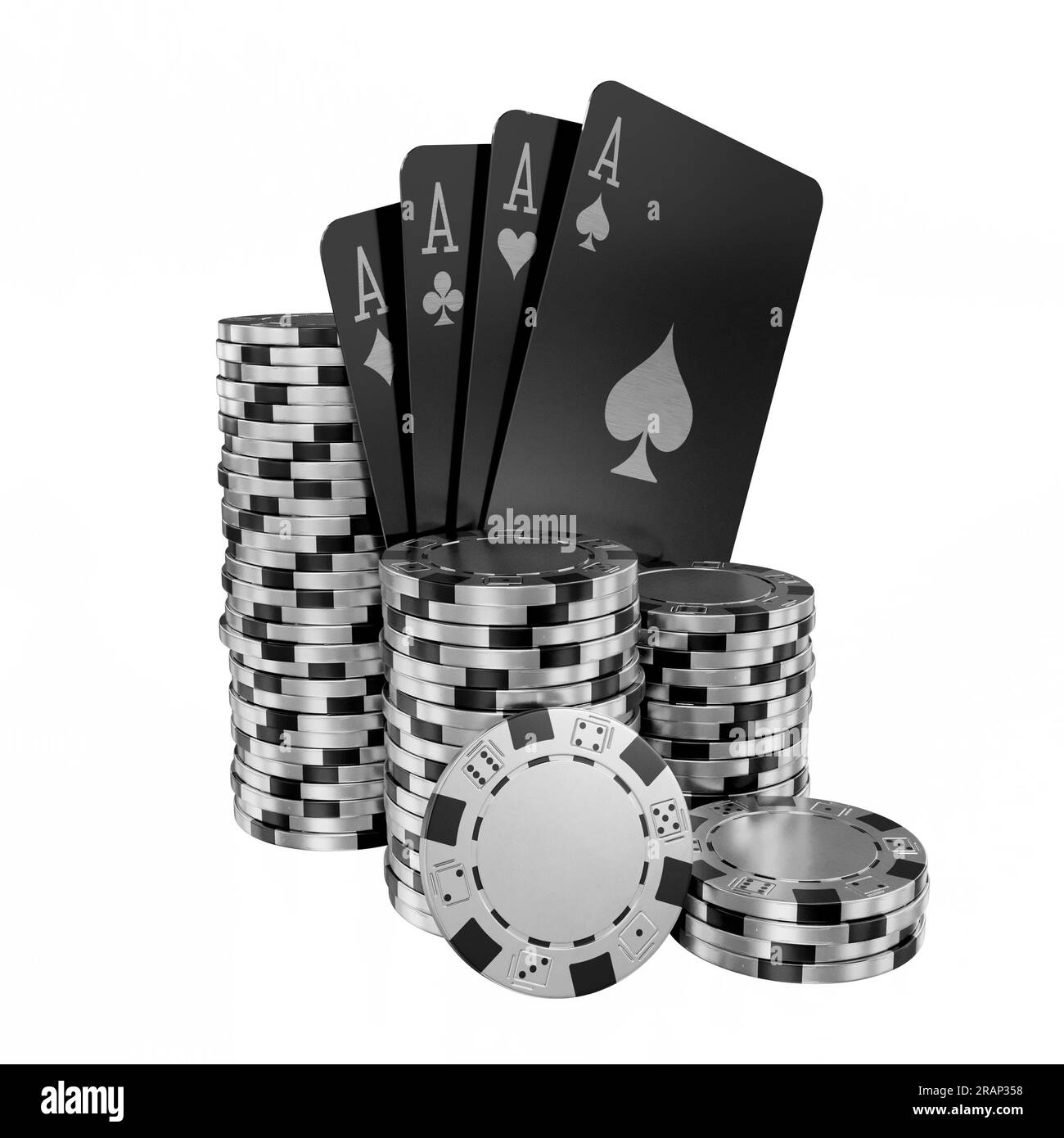 Casino Illustrationskonzept Stockfoto