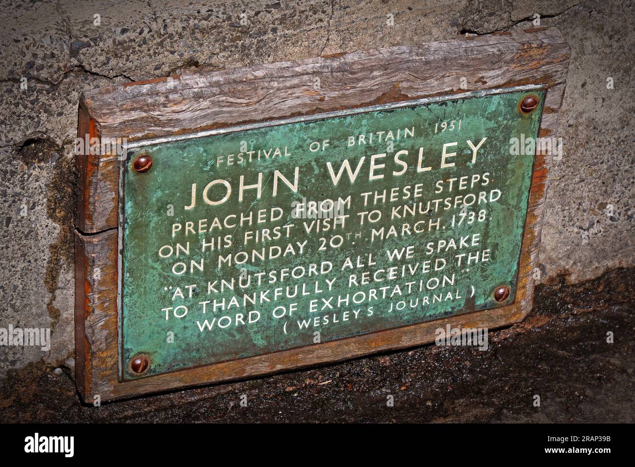 Knutsford Methodist Church - John Wesley Chapel, Princess St, Knutsford, Cheshire, England, UK, WA16 6BY Stockfoto