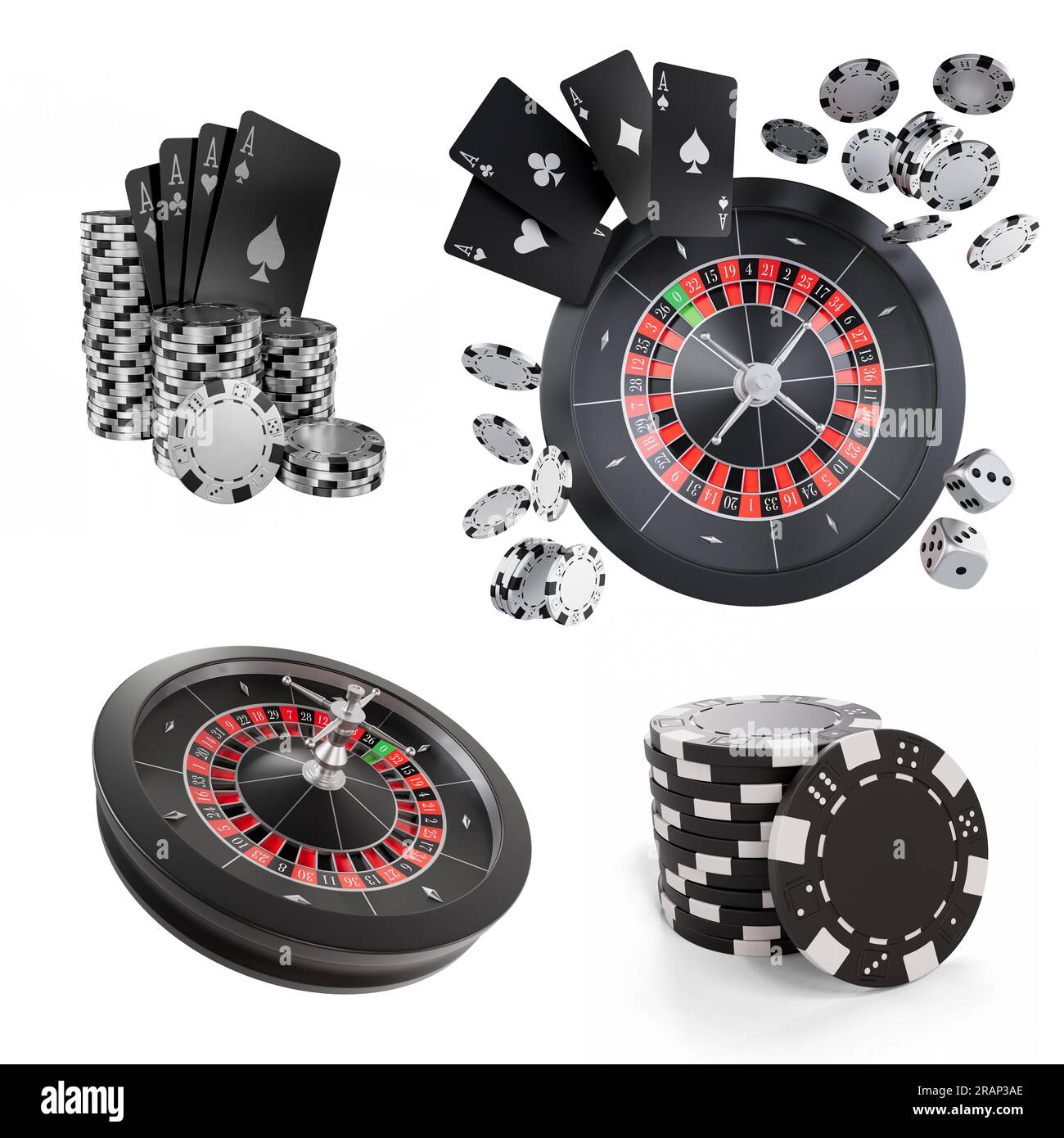 Casino Illustrationskonzept Stockfoto