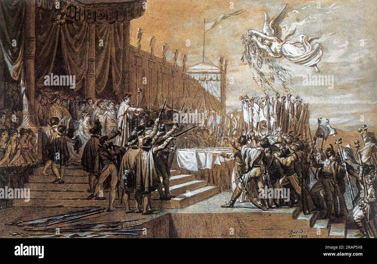 Studie zum Vertrieb der EAGLEStandards 1808 von JacquesLouis David