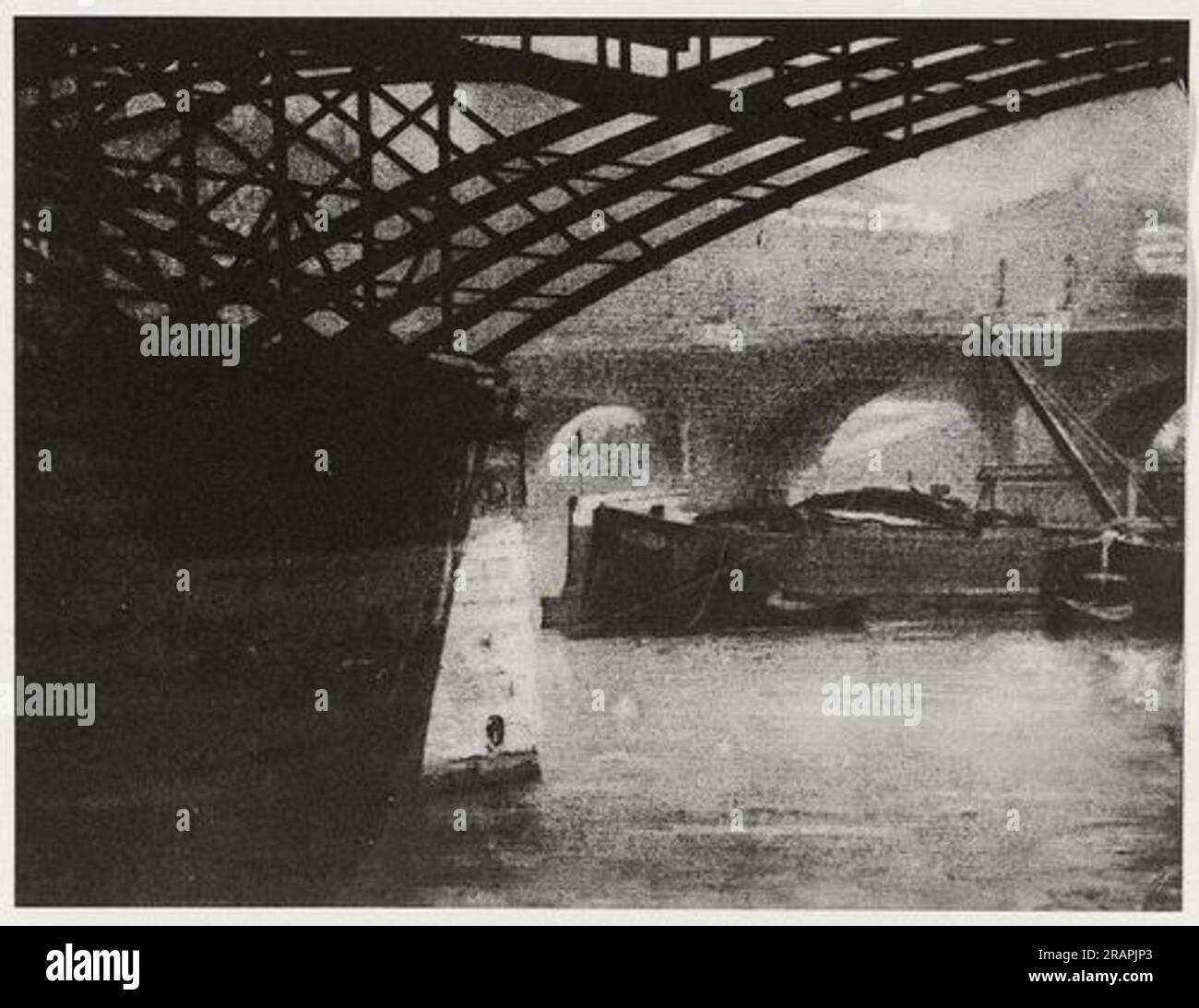 Le Pont des Arts von Robert Demachy Stockfoto