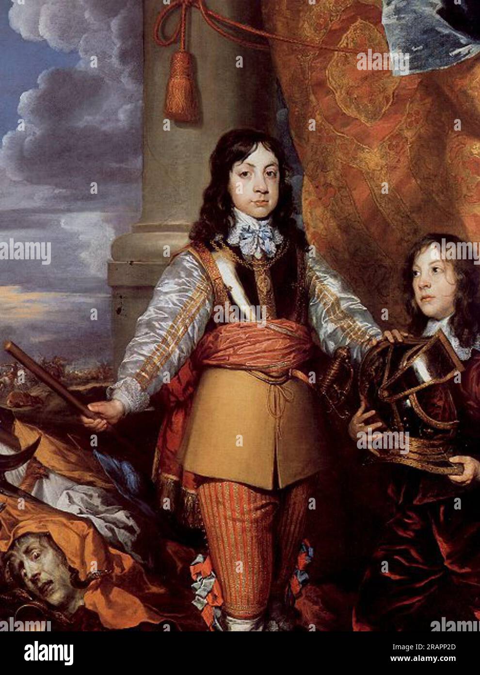 Allegorisches Porträt von Karl II. Von England, als Prinz von Wales 1643, von William Dobson Stockfoto