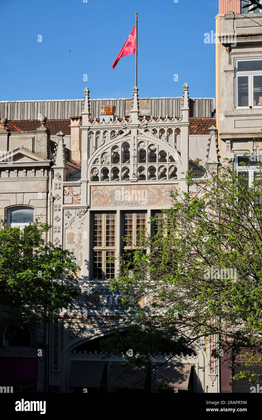 Lello Buchhandlung, Porto Portugal Stockfoto