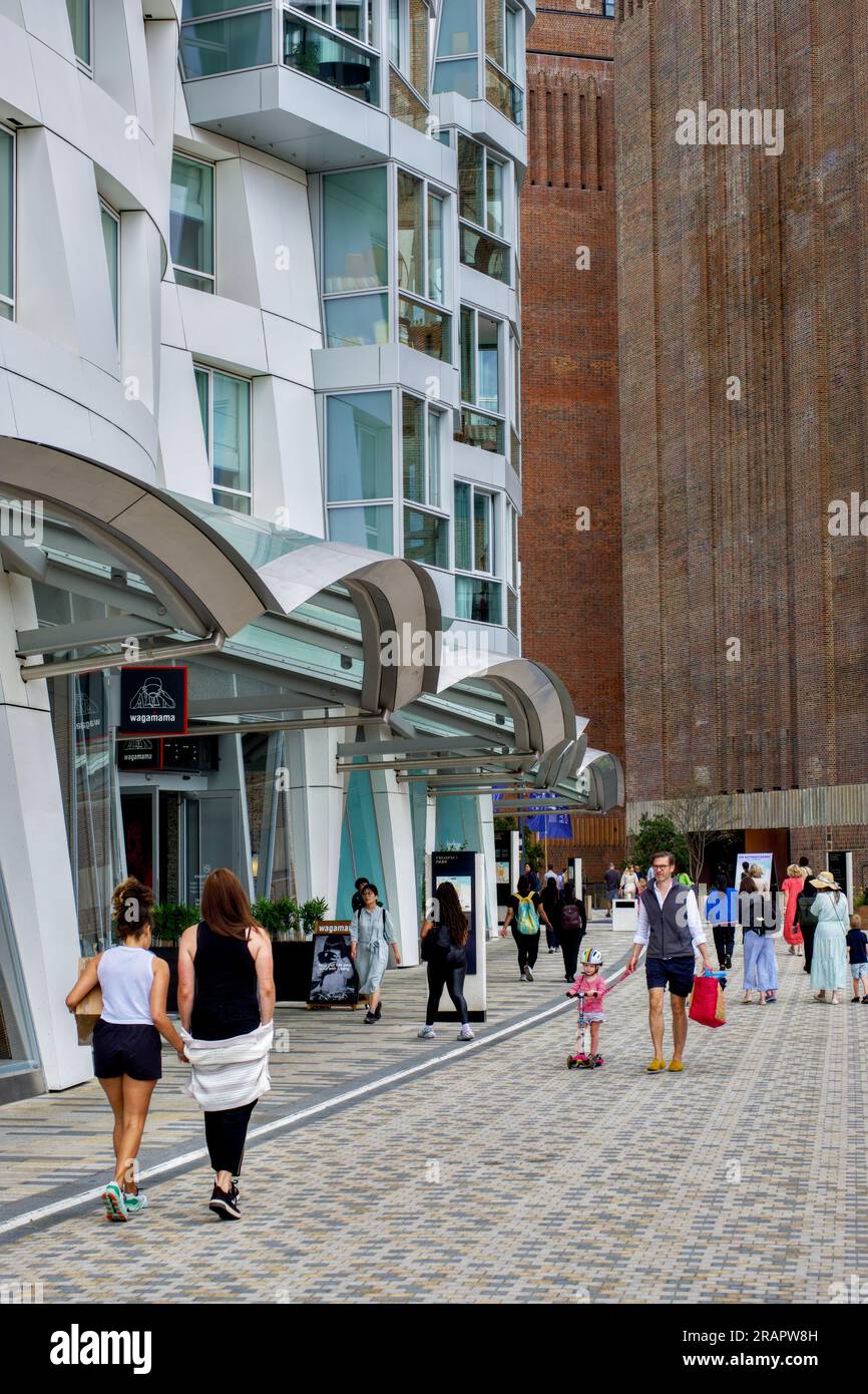 Battersea Power Station Regeneration Project, Stadtteil Wandsworth, London, England, Großbritannien Stockfoto