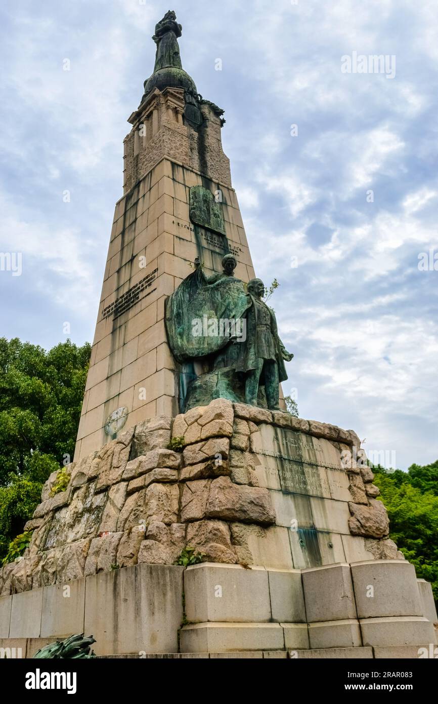 Rio de Janeiro, Brasilien - 15. Juni 2023: Monumento a Benjamin constant. Historisches Wahrzeichen im Stadtzentrum Stockfoto