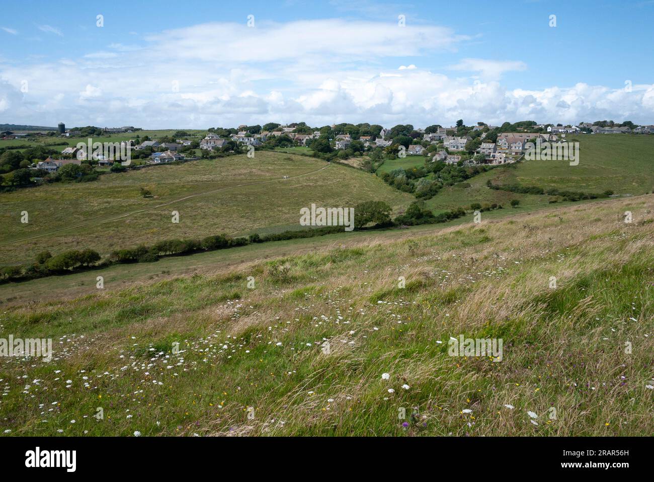 Das Dorf Worth Matravers auf der Insel Purbeck, Dorset, England Stockfoto