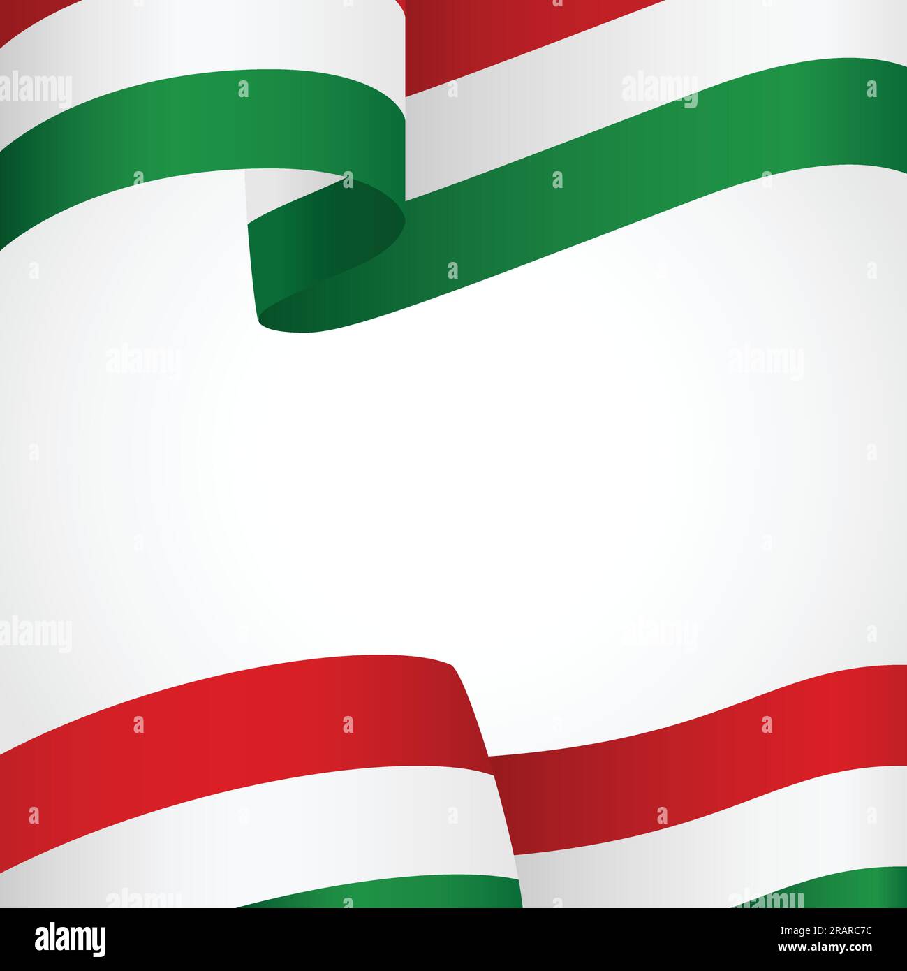 Dekoration der ungarischen Insignien auf Weiß Stock Vektor