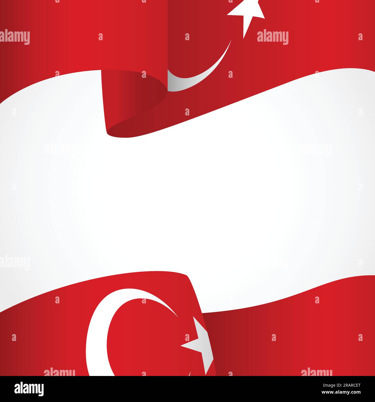 Dekoration der Türkischen Insignien auf Weiß Stock Vektor