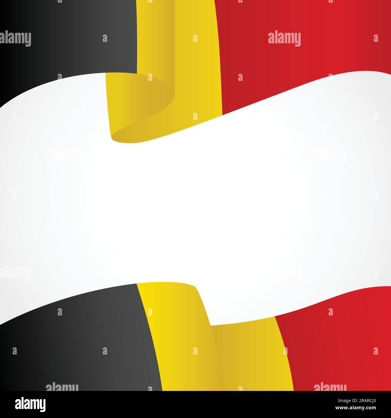 Dekoration der belgischen Insignien auf Weiß Stock Vektor