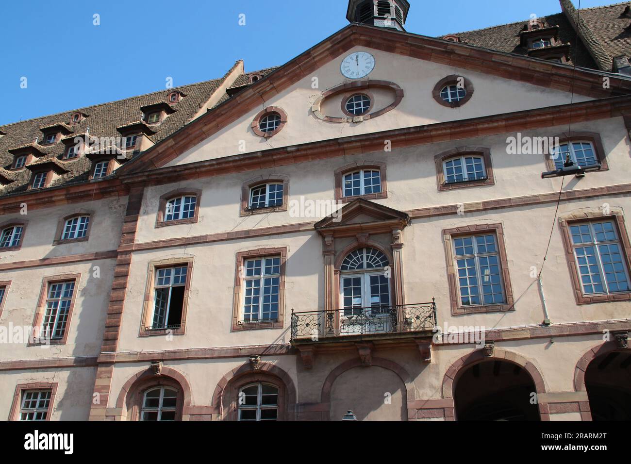 Alte Gebäude des Zivilkrankenhauses in straßburg im elsass (frankreich) Stockfoto