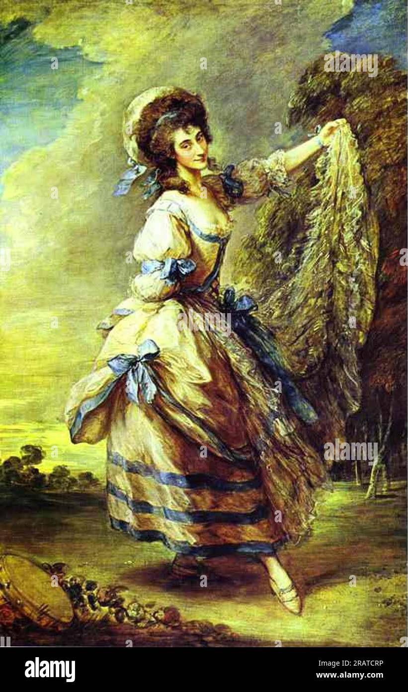 Giovanna Baccelli 1782 von Thomas Gainsborough Stockfoto