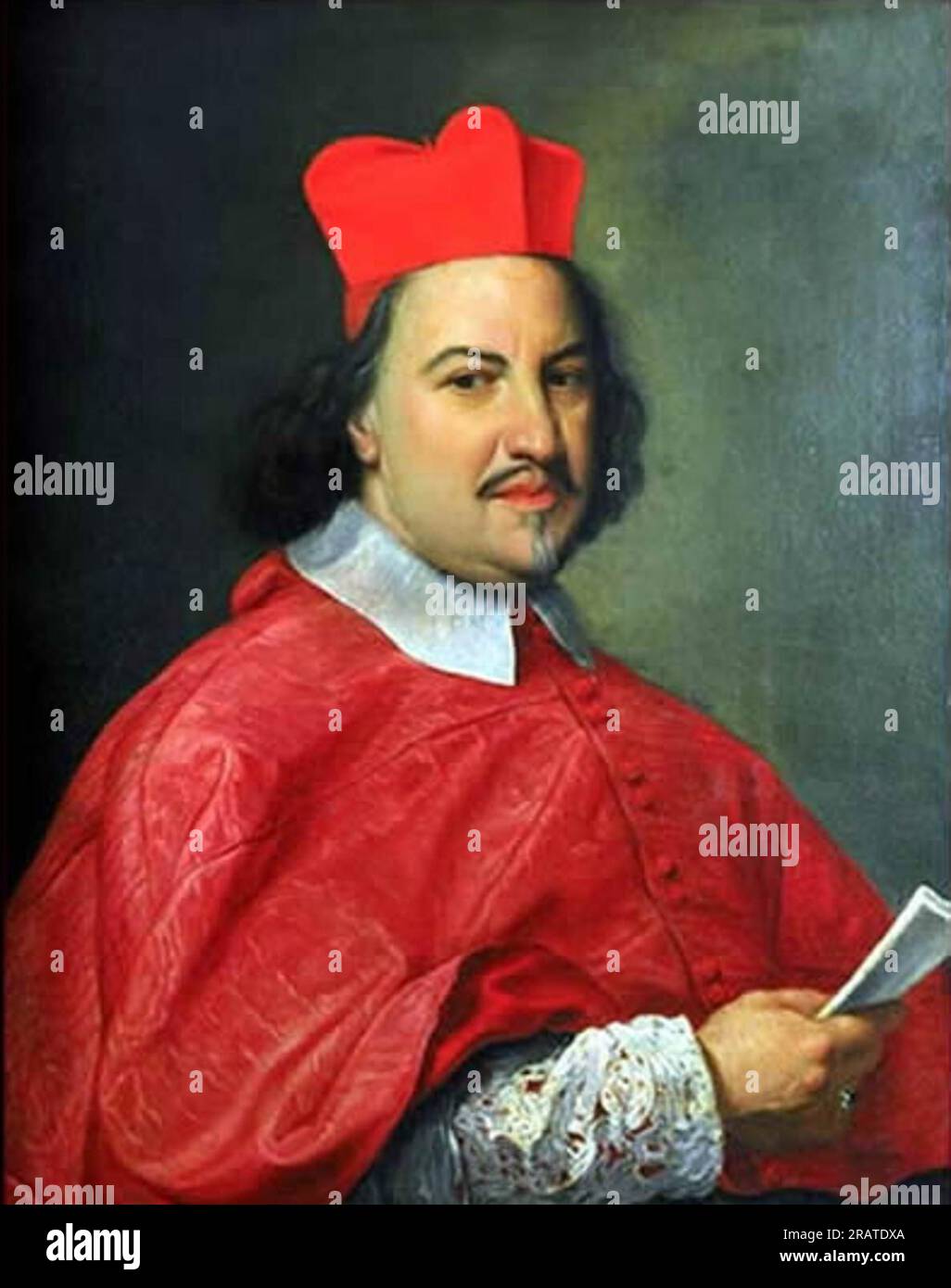 Irgendein Kardinal von Giovanni Battista Gaulli Stockfoto