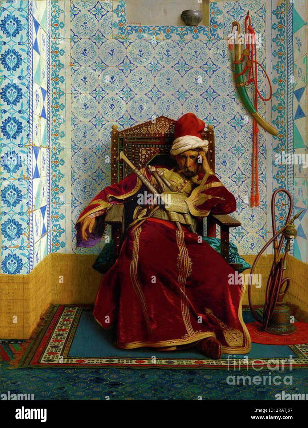 Markos Botsaris 1874 von Jean-Leon Gerome Stockfoto