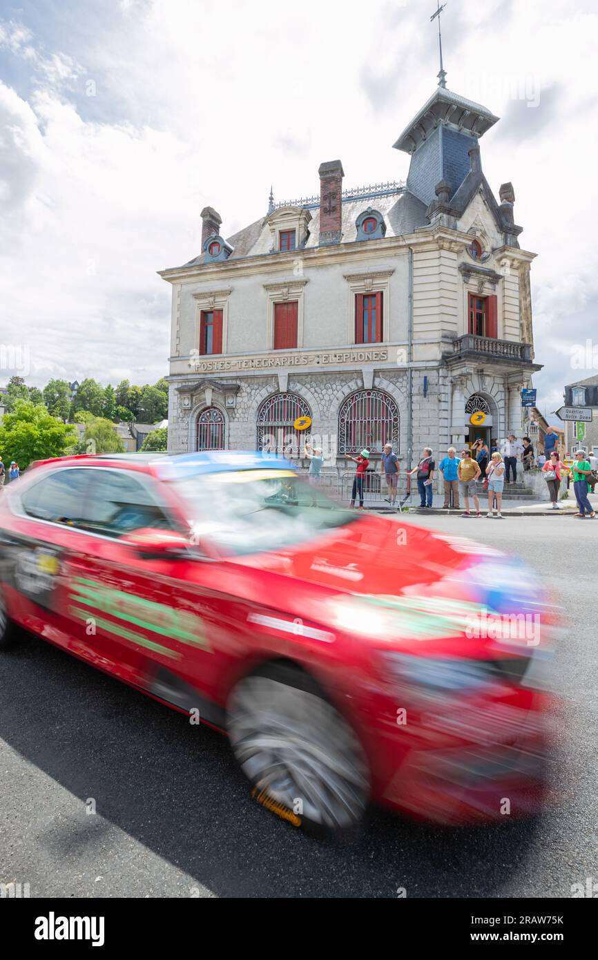 Oloron Sainte-Marie, Frankreich, 5. Juli 2023, allgemeine Ansicht Stufe 5, 165km, Pau nach Laruns während der 110. Ausgabe der Tour de France Kredit: Nick Phipps/Alamy Live News Stockfoto