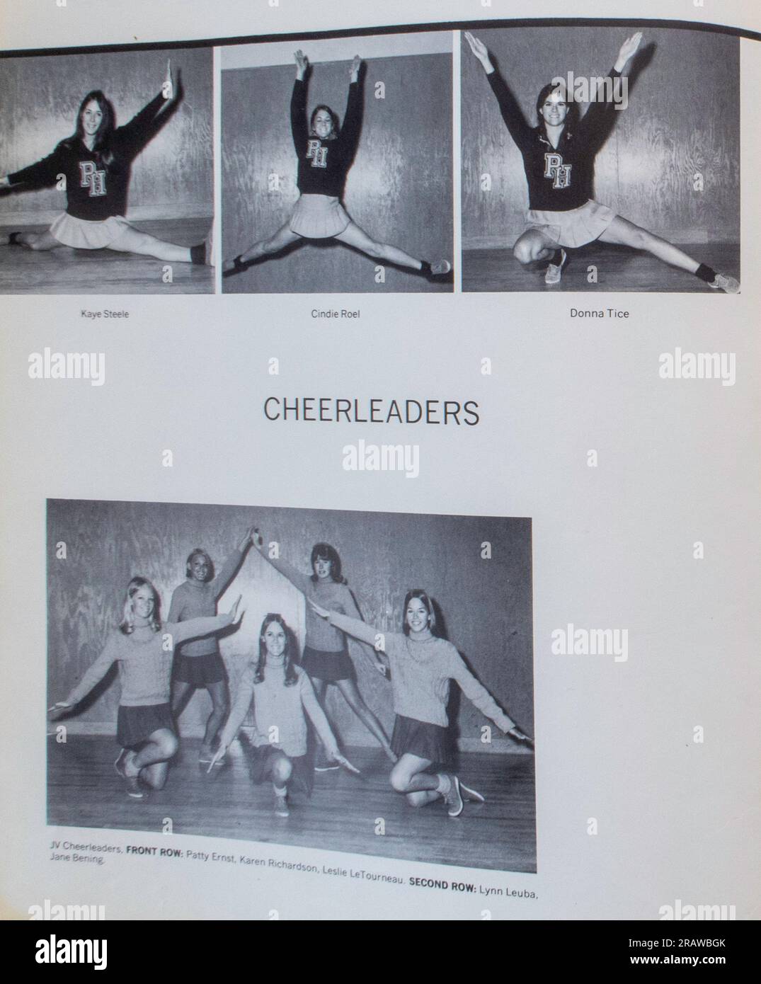 Jahrbuch der High School im Jahrgang 1969, USA Stockfoto