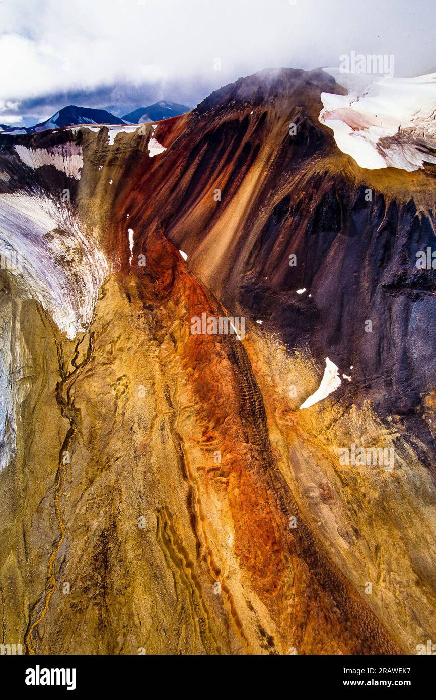 Luftaufnahme der Spectrum Range, BC, Kanada Stockfoto