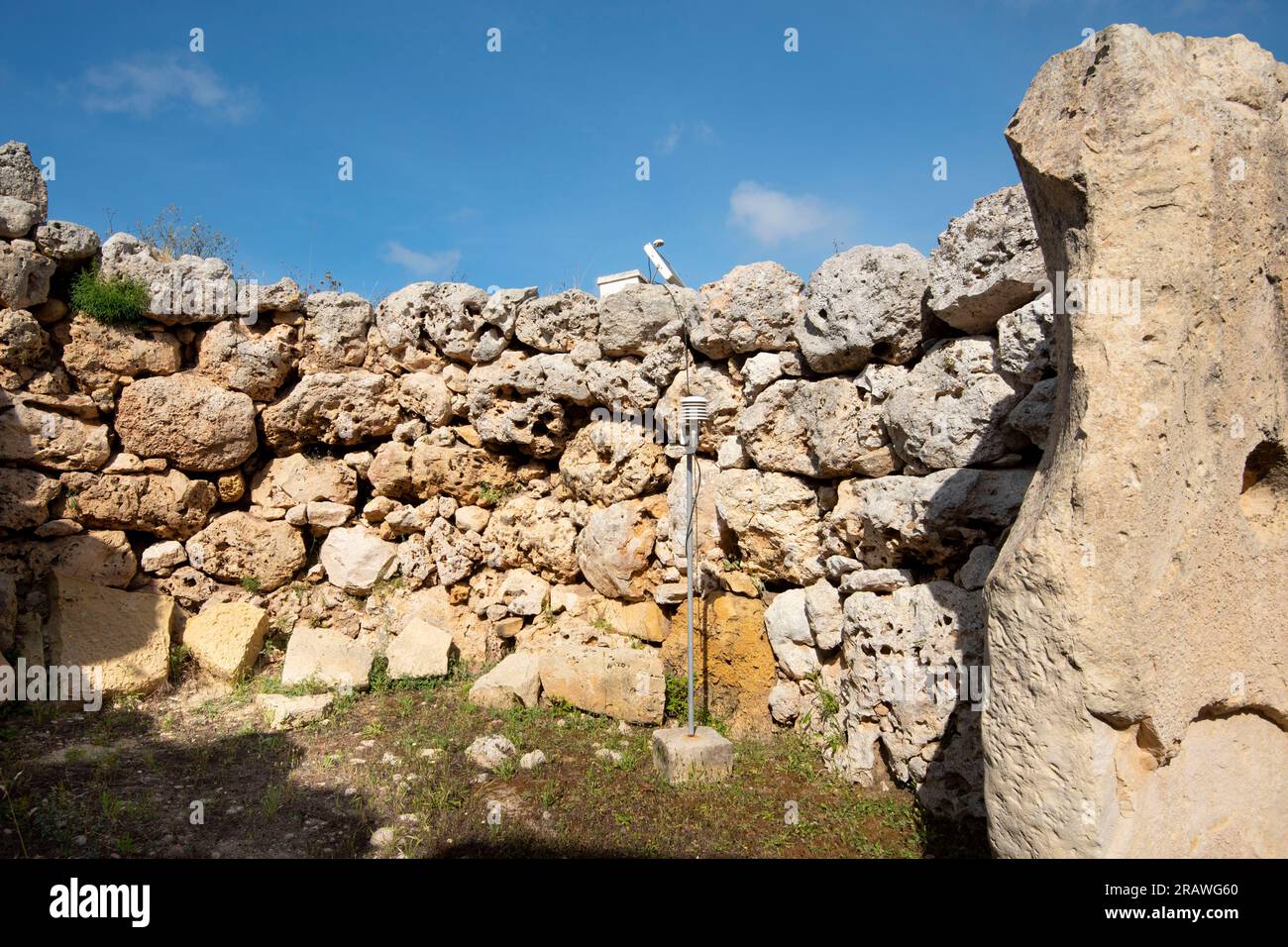 Ggantija Tempel - Gozo - Malta Stockfoto