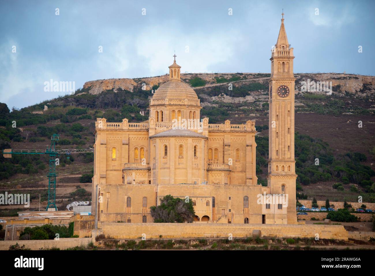 Basilika des Nationalschreins der Heiligen Jungfrau von Ta Pinu - Malta Stockfoto