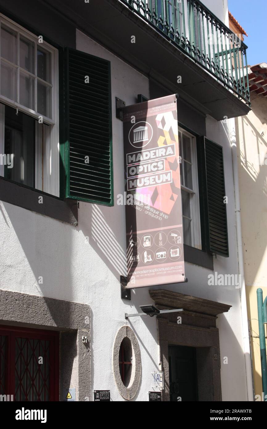 Das Optikmuseum Madeira in Funchal, Portugal Stockfoto