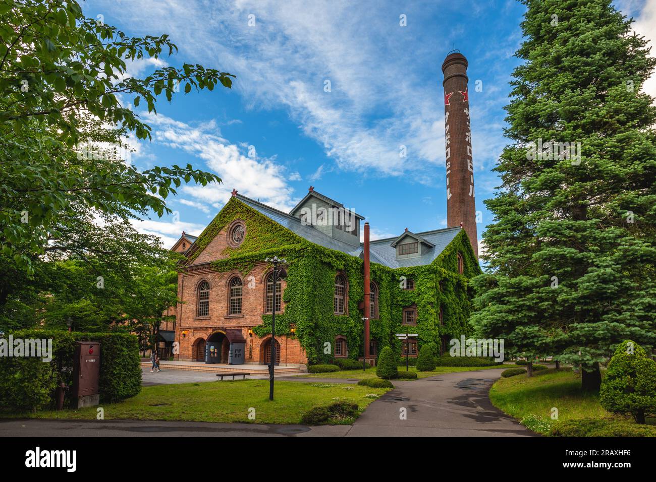 4. Juni 2023: Sapporo Beer Museum, das einzige Biermuseum in Japan. Es befindet sich in Sapporo, Hokkaido, Japan. Dieses Gebäude wurde ursprünglich als errichtet Stockfoto