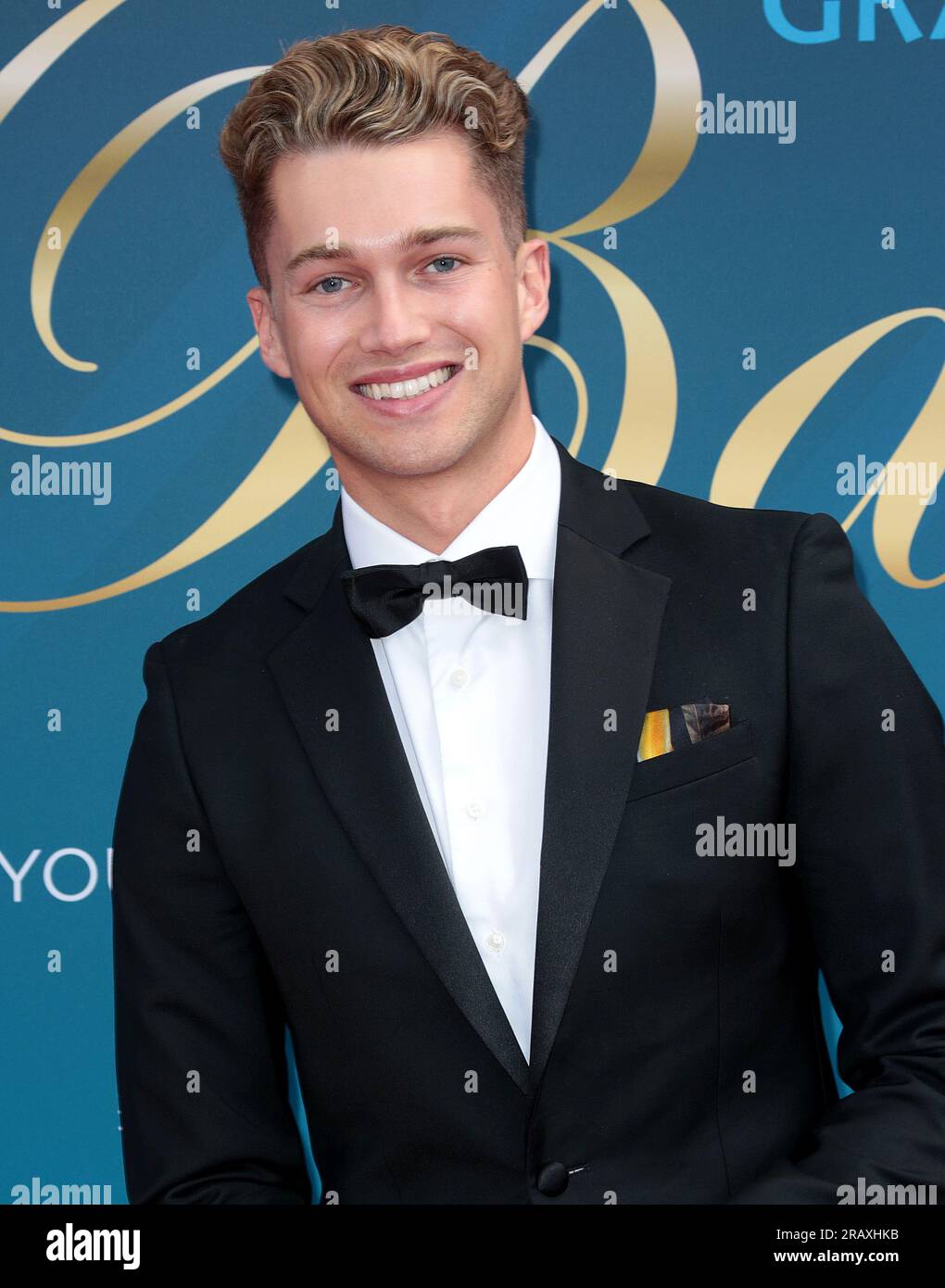 05. Juli 2023 - London, England, Großbritannien - AJ Pritchard nimmt am Grand Prix Ball 2023 Teil, Hurlingham Club Stockfoto