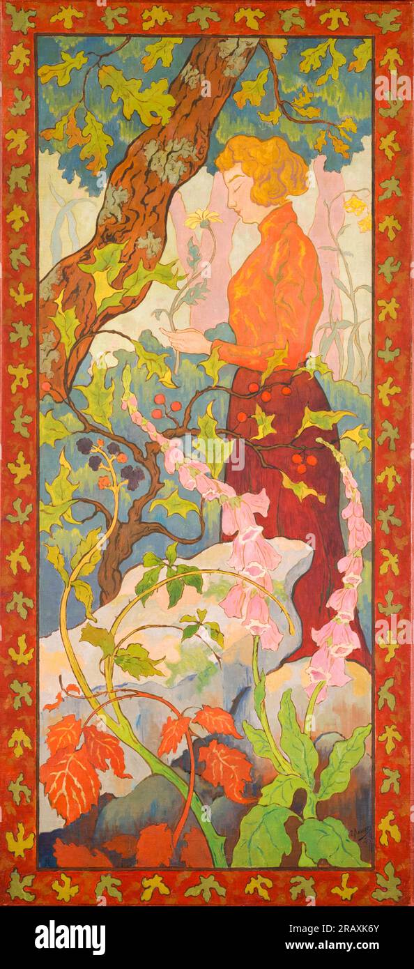 Paul Ranson, Digitales, Malerei in Tempera auf Leinwand, 1899 Stockfoto