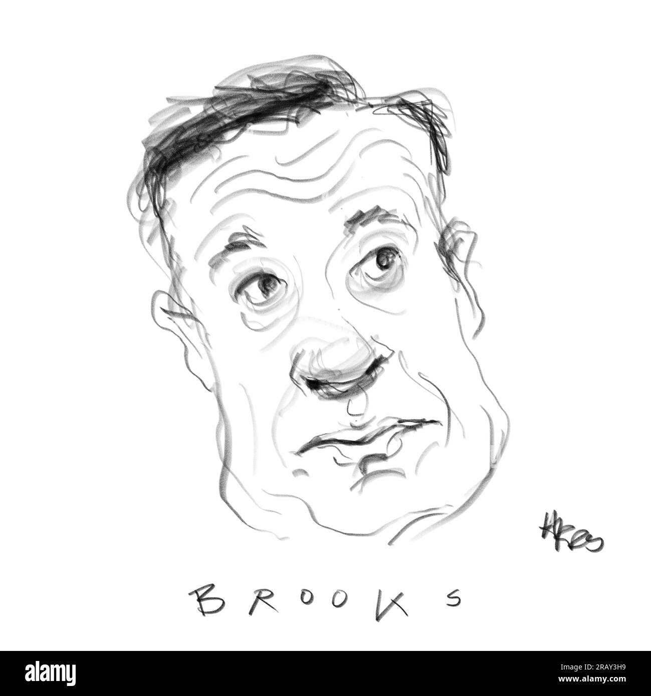 Porträt von Mel Brooks Stockfoto