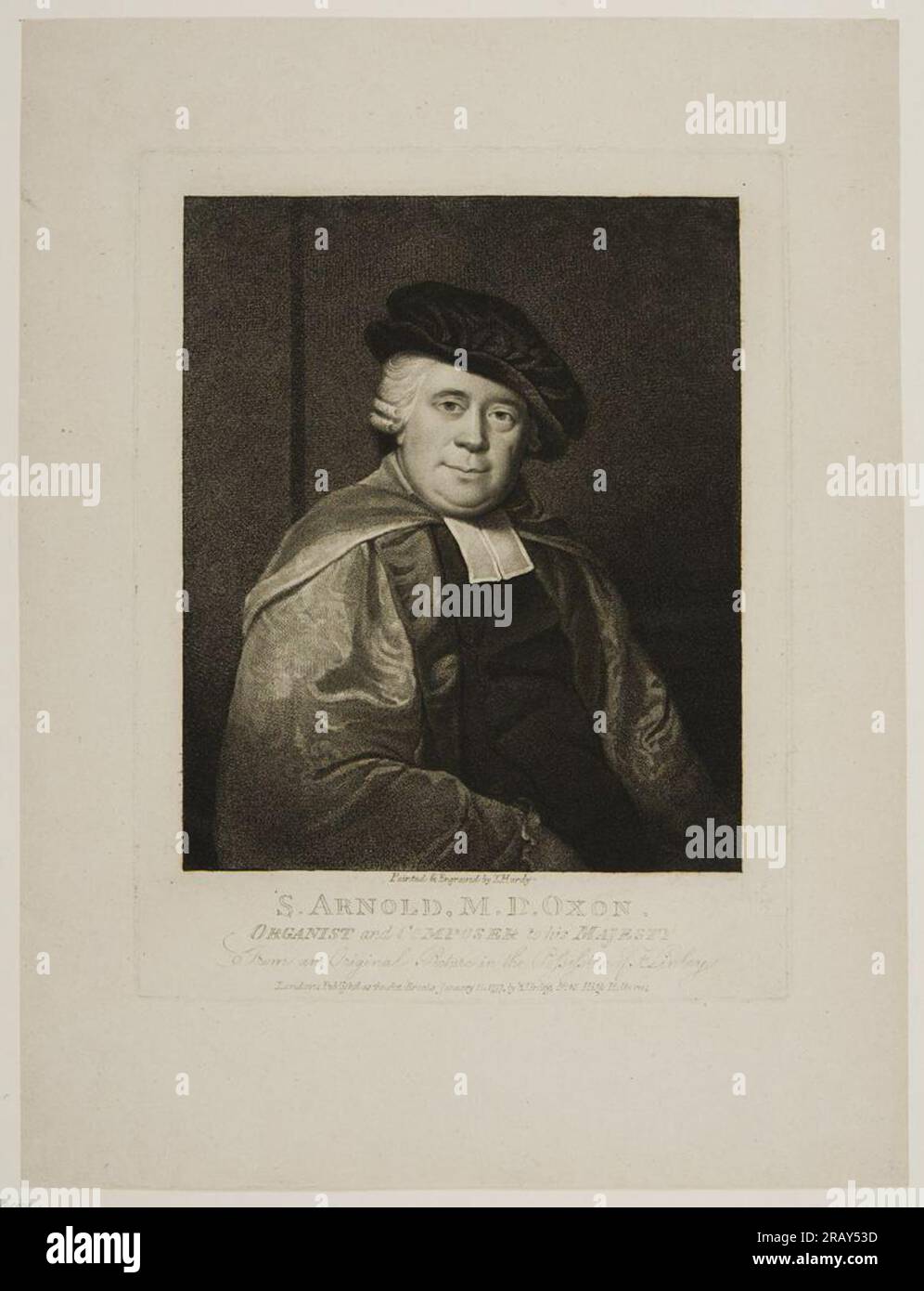 Samuel Arnold von Thomas Hardy Stockfoto