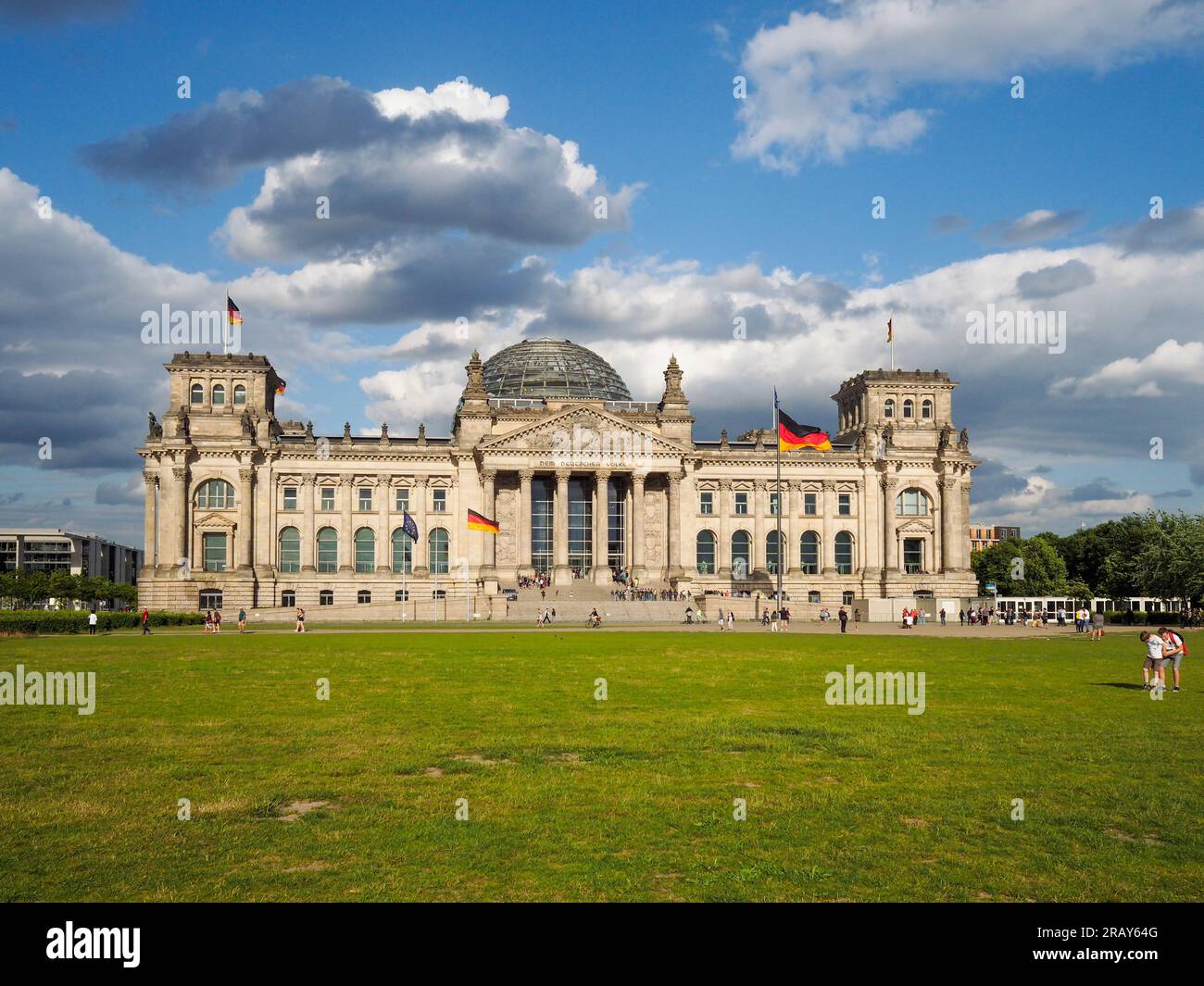 Reichstagsgebäude, Berlin, Deutschland Stockfoto