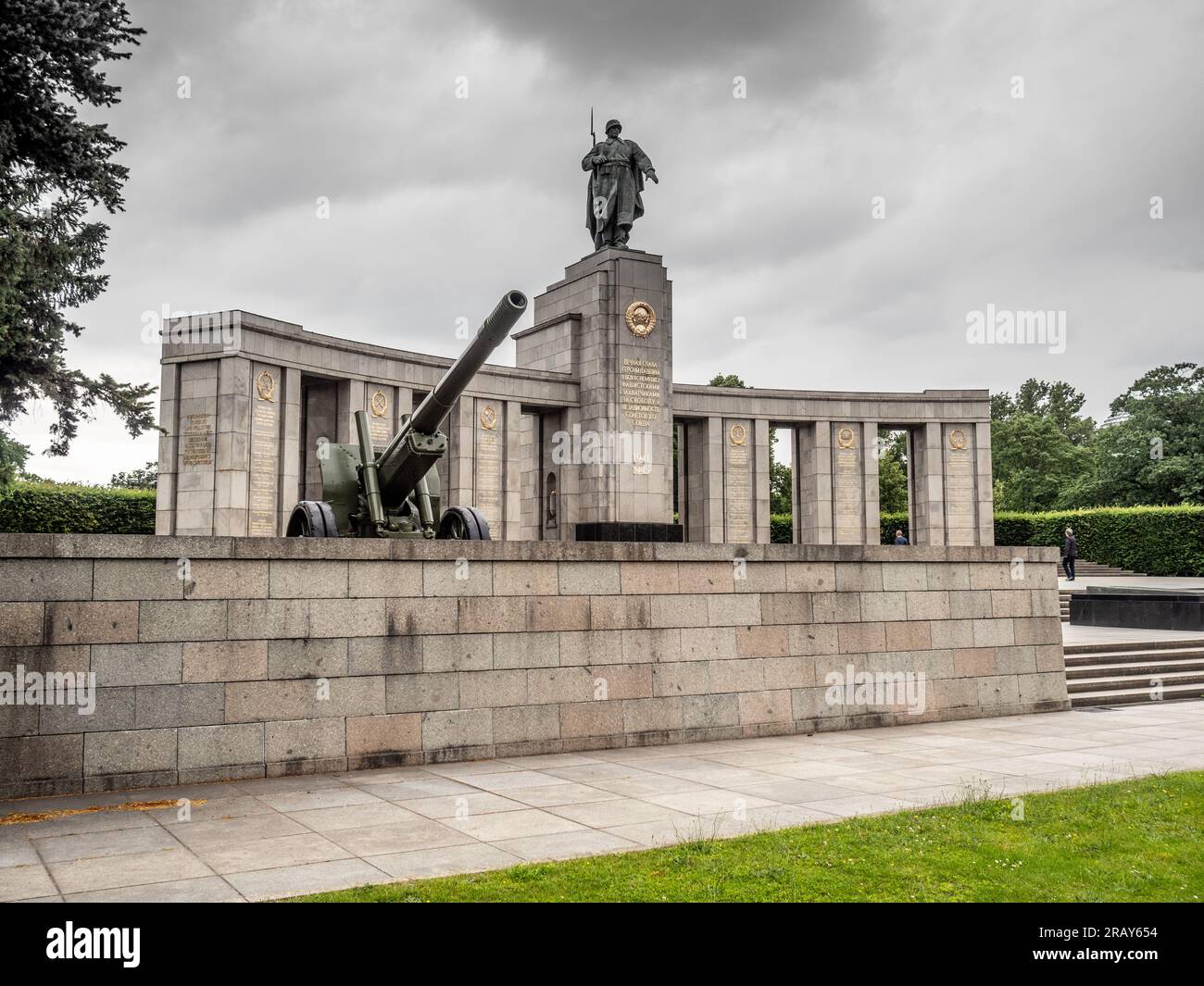 Sowjetisches Kriegerdenkmal in Berlin Stockfoto